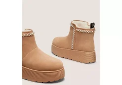 NELLIE PEARL FLATFORM BOOTIE