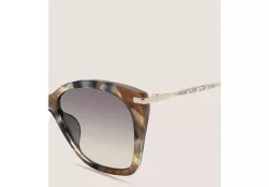 OVERSIZED CAT-EYE SUNGLASSES