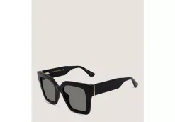 TWO-TONE OVERSIZED SQUARE SUNGLASSES