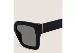 TWO-TONE OVERSIZED SQUARE SUNGLASSES