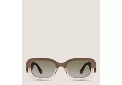 TWO-TONE RECTANGULAR SUNGLASSES