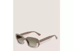 TWO-TONE RECTANGULAR SUNGLASSES