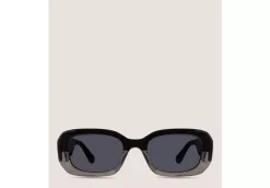 TWO-TONE RECTANGULAR SUNGLASSES