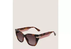 TWO-TONE CAT-EYE SUNGLASSES ​